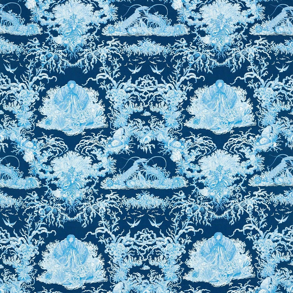 Monterey Bay Atlantic Fabric by Sanderson