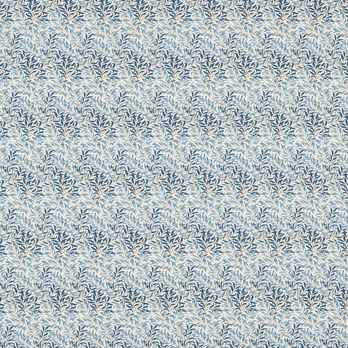 Willow Bough Minor Woad Fabric by William Morris & Co.