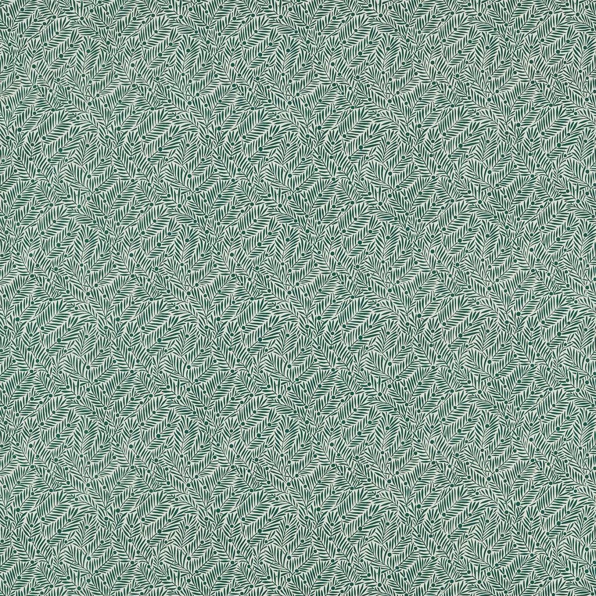 Yew & Aril Seagreen Fabric by William Morris & Co.