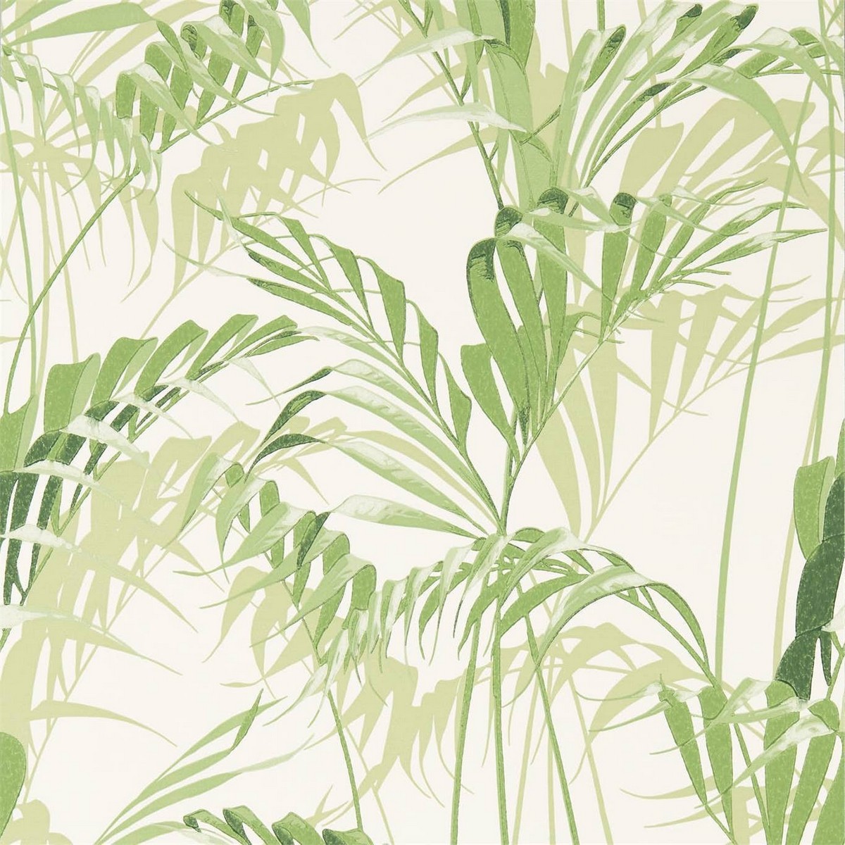 Palm House Botanical Green Fabric by Sanderson